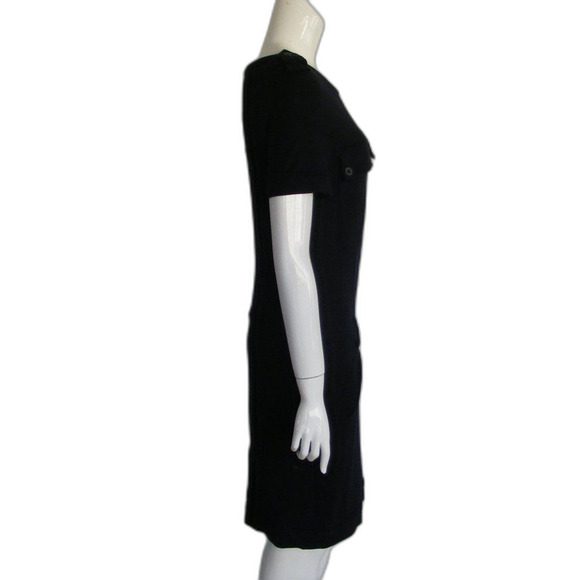 KARL LAGERFELD Dress, S, Navy, Career, Pockets, Back Zipper, Short sleeves - Picture 10 of 15